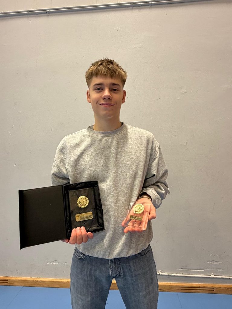 Anton med medaljer!